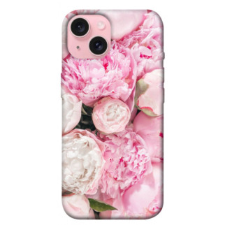 Чохол itsPrint Pink peonies для Apple iPhone 15 (6.1") - Інтернет-магазин спільних покупок ToGether