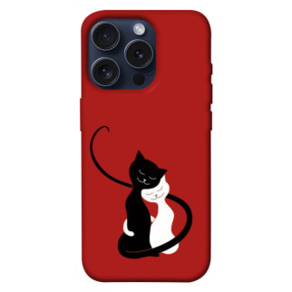 Чохол itsPrint Закохані коти для Apple iPhone 15 Pro (6.1") - Інтернет-магазин спільних покупок ToGether