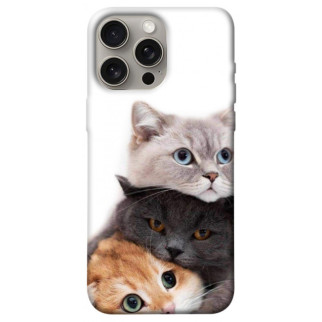 Чохол itsPrint Три коти для Apple iPhone 15 Pro Max (6.7") - Інтернет-магазин спільних покупок ToGether