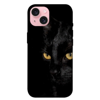 Чохол itsPrint Чорний кіт для Apple iPhone 15 (6.1") - Інтернет-магазин спільних покупок ToGether