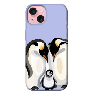 Чохол itsPrint Penguin family для Apple iPhone 15 (6.1") - Інтернет-магазин спільних покупок ToGether
