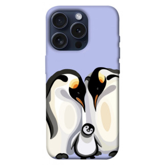 Чохол itsPrint Penguin family для Apple iPhone 15 Pro (6.1") - Інтернет-магазин спільних покупок ToGether