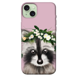Чохол itsPrint Raccoon in flowers для Apple iPhone 15 Plus (6.7") - Інтернет-магазин спільних покупок ToGether