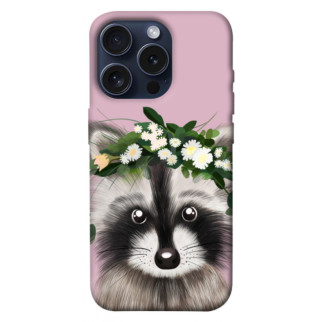 Чохол itsPrint Raccoon in flowers для Apple iPhone 15 Pro (6.1") - Інтернет-магазин спільних покупок ToGether