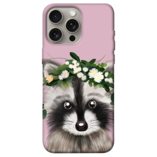 Чохол itsPrint Raccoon in flowers для Apple iPhone 15 Pro Max (6.7") - Інтернет-магазин спільних покупок ToGether