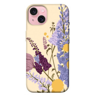 Чохол itsPrint Flowers art для Apple iPhone 15 (6.1") - Інтернет-магазин спільних покупок ToGether