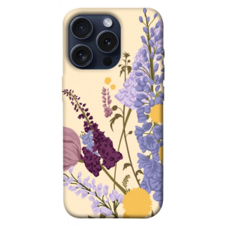 Чохол itsPrint Flowers art для Apple iPhone 15 Pro (6.1") - Інтернет-магазин спільних покупок ToGether