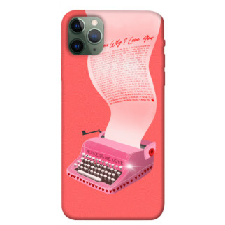Чохол itsPrint Рожева друкарська машинка для Apple iPhone 11 Pro Max (6.5") - Інтернет-магазин спільних покупок ToGether