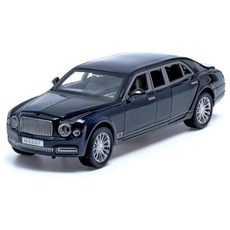 Дитяча металева машинка Bentley Mulsanne АВТОПРОМ 7694 на батарейках (Чорний) - Інтернет-магазин спільних покупок ToGether