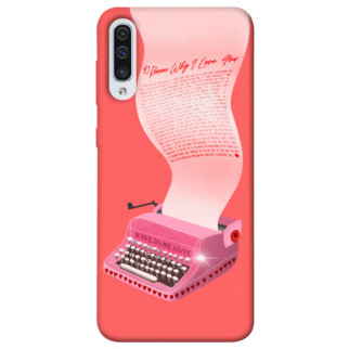 Чохол itsPrint Рожева друкарська машинка для Samsung Galaxy A50 (A505F) / A50s / A30s - Інтернет-магазин спільних покупок ToGether