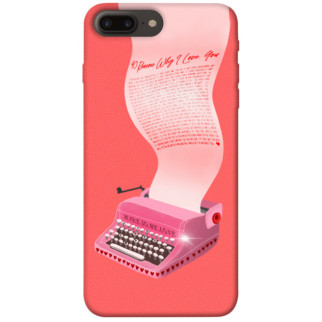Чохол itsPrint Рожева друкарська машинка для Apple iPhone 7 plus / 8 plus (5.5") - Інтернет-магазин спільних покупок ToGether