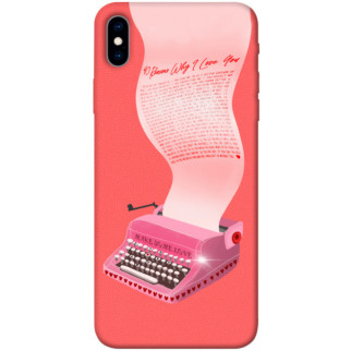 Чохол itsPrint Рожева друкарська машинка для Apple iPhone XS Max (6.5") - Інтернет-магазин спільних покупок ToGether
