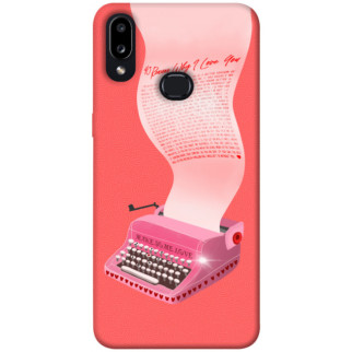Чохол itsPrint Рожева друкарська машинка для Samsung Galaxy A10s - Інтернет-магазин спільних покупок ToGether
