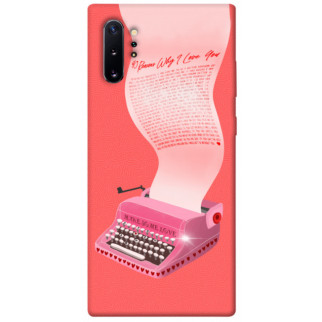 Чохол itsPrint Рожева друкарська машинка для Samsung Galaxy Note 10 Plus - Інтернет-магазин спільних покупок ToGether