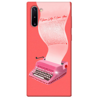 Чохол itsPrint Рожева друкарська машинка для Samsung Galaxy Note 10 - Інтернет-магазин спільних покупок ToGether