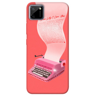 Чохол itsPrint Рожева друкарська машинка для Realme C11 - Інтернет-магазин спільних покупок ToGether