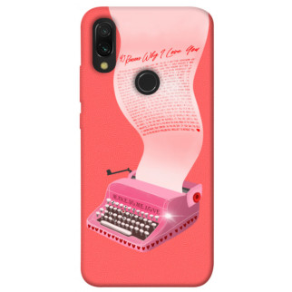 Чохол itsPrint Рожева друкарська машинка для Xiaomi Redmi 7 - Інтернет-магазин спільних покупок ToGether