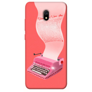 Чохол itsPrint Рожева друкарська машинка для Xiaomi Redmi 8a - Інтернет-магазин спільних покупок ToGether