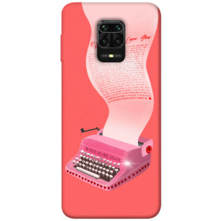 Чохол itsPrint Рожева друкарська машинка для Xiaomi Redmi Note 9s / Note 9 Pro / Note 9 Pro Max - Інтернет-магазин спільних покупок ToGether