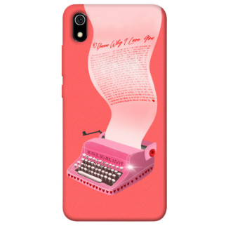 Чохол itsPrint Рожева друкарська машинка для Xiaomi Redmi 7A - Інтернет-магазин спільних покупок ToGether