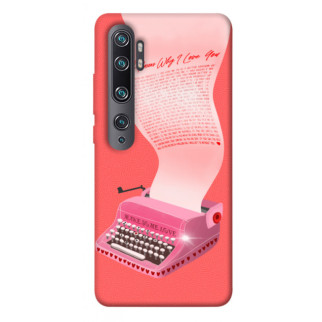 Чохол itsPrint Рожева друкарська машинка для Xiaomi Mi Note 10 / Note 10 Pro / Mi CC9 Pro - Інтернет-магазин спільних покупок ToGether