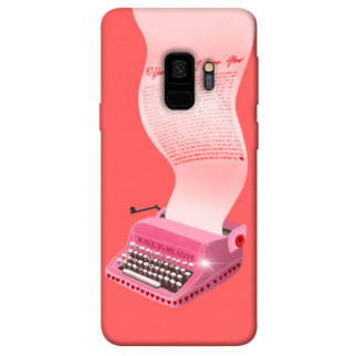 Чохол itsPrint Рожева друкарська машинка для Samsung Galaxy S9 - Інтернет-магазин спільних покупок ToGether