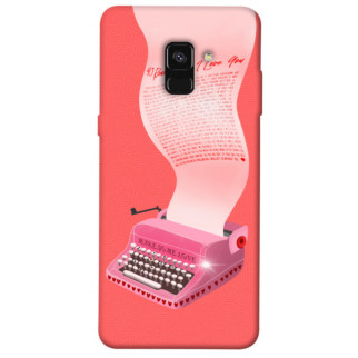 Чохол itsPrint Рожева друкарська машинка для Samsung A530 Galaxy A8 (2018) - Інтернет-магазин спільних покупок ToGether