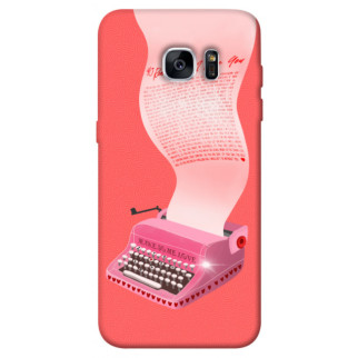 Чохол itsPrint Рожева друкарська машинка для Samsung G935F Galaxy S7 Edge - Інтернет-магазин спільних покупок ToGether