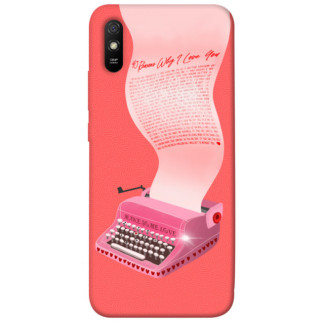 Чохол itsPrint Рожева друкарська машинка для Xiaomi Redmi 9A - Інтернет-магазин спільних покупок ToGether