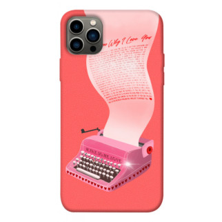 Чохол itsPrint Рожева друкарська машинка для Apple iPhone 12 Pro (6.1") - Інтернет-магазин спільних покупок ToGether