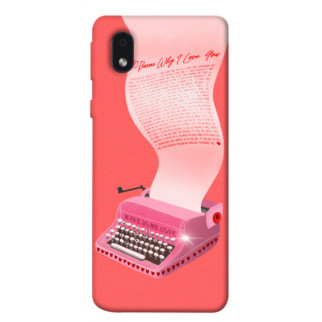 Чохол itsPrint Рожева друкарська машинка для Samsung Galaxy M01 Core / A01 Core - Інтернет-магазин спільних покупок ToGether