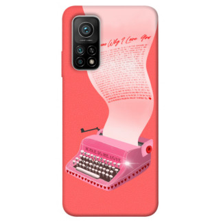 Чохол itsPrint Рожева друкарська машинка для Xiaomi Mi 10T - Інтернет-магазин спільних покупок ToGether