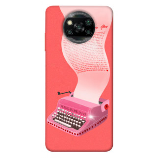 Чохол itsPrint Рожева друкарська машинка для Xiaomi Poco X3 NFC / Poco X3 Pro - Інтернет-магазин спільних покупок ToGether