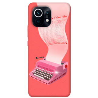 Чохол itsPrint Рожева друкарська машинка для Xiaomi Mi 11 - Інтернет-магазин спільних покупок ToGether