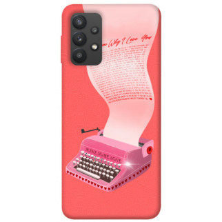 Чохол itsPrint Рожева друкарська машинка для Samsung Galaxy A32 (A325F) 4G - Інтернет-магазин спільних покупок ToGether
