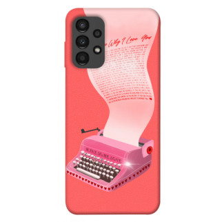 Чохол itsPrint Рожева друкарська машинка для Samsung Galaxy A13 4G - Інтернет-магазин спільних покупок ToGether