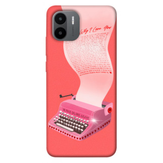 Чохол itsPrint Рожева друкарська машинка для Xiaomi Redmi A1 / A2 - Інтернет-магазин спільних покупок ToGether
