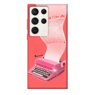 Чохол itsPrint Рожева друкарська машинка для Samsung Galaxy S23 Ultra - Інтернет-магазин спільних покупок ToGether