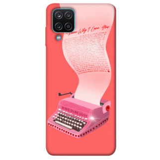 Чохол itsPrint Рожева друкарська машинка для Samsung Galaxy M12 - Інтернет-магазин спільних покупок ToGether