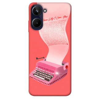 Чохол itsPrint Рожева друкарська машинка для Realme 10 4G - Інтернет-магазин спільних покупок ToGether