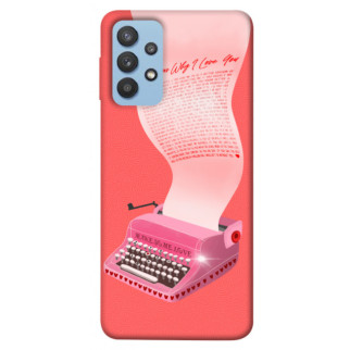 Чохол itsPrint Рожева друкарська машинка для Samsung Galaxy M32 - Інтернет-магазин спільних покупок ToGether