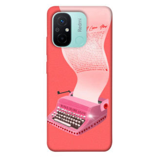 Чохол itsPrint Рожева друкарська машинка для Xiaomi Redmi 12C - Інтернет-магазин спільних покупок ToGether