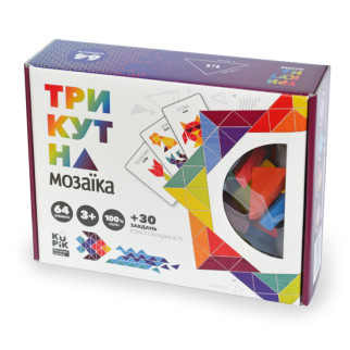 Дерев'яна гра "Трикутна мозаїка" Kupik 900194, 64 деталі - Інтернет-магазин спільних покупок ToGether