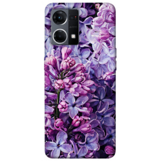 Чохол itsPrint Violet blossoms для Oppo Reno 7 4G - Інтернет-магазин спільних покупок ToGether