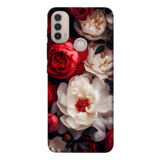 Чохол itsPrint Velvet roses для Motorola Moto E40 - Інтернет-магазин спільних покупок ToGether