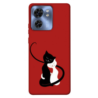 Чохол itsPrint Закохані коти для Motorola Edge 40 - Інтернет-магазин спільних покупок ToGether