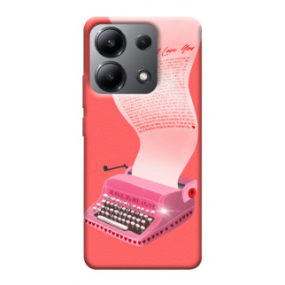 Чохол itsPrint Рожева друкарська машинка для Xiaomi Redmi Note 13 4G - Інтернет-магазин спільних покупок ToGether