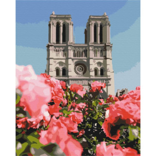 Картина за номерами "Собор Паризької Небеснатері" Brushme BS52328 40х50 см - Інтернет-магазин спільних покупок ToGether