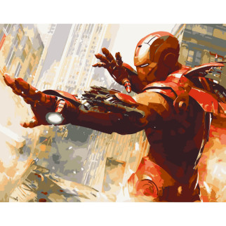 Картина за номерами "Iron man" Art Craft 16007-AC 40х50 см - Інтернет-магазин спільних покупок ToGether
