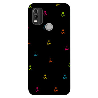 Чохол itsPrint Colorful smiley для Nokia C21 Plus - Інтернет-магазин спільних покупок ToGether